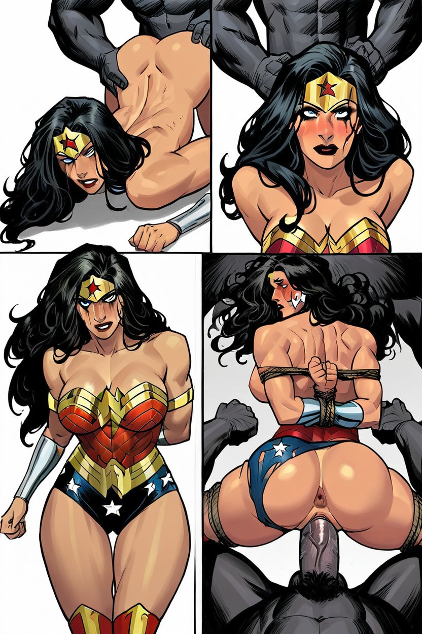 Fit, Laying On Stomach, Wonder Woman AI Porn