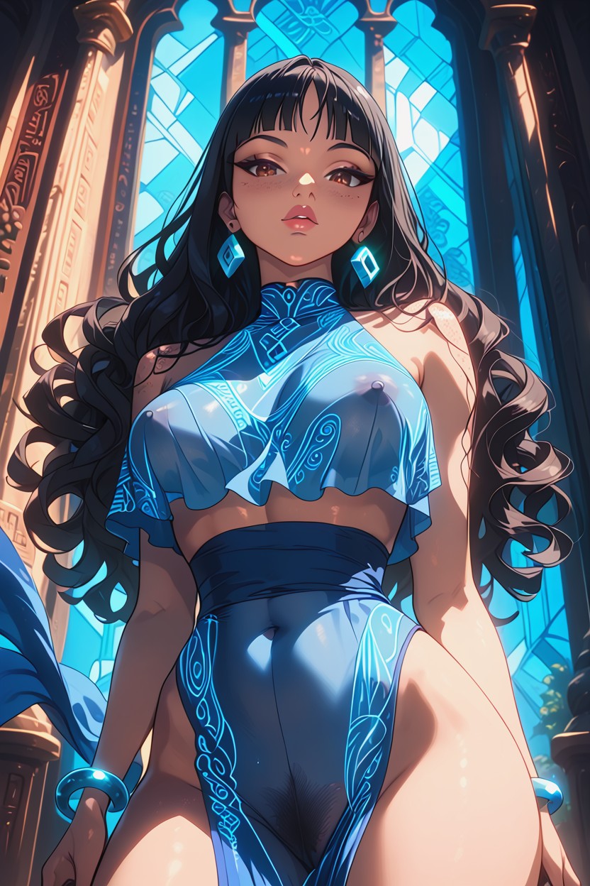 Breasts, Look To Pussy, Ultra High Details AI Porn