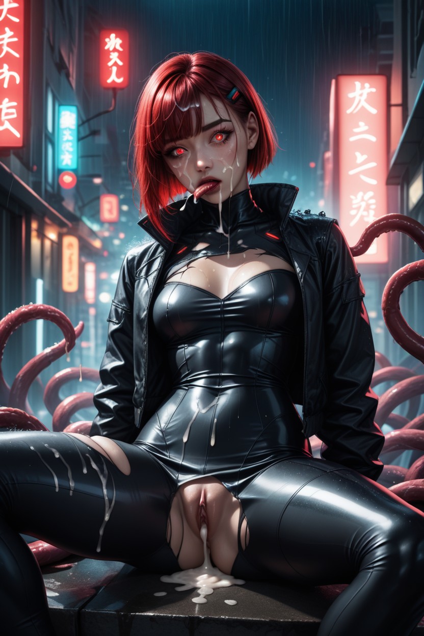 Cosplay, Red Eyes, 18+ Hentai AI Porn