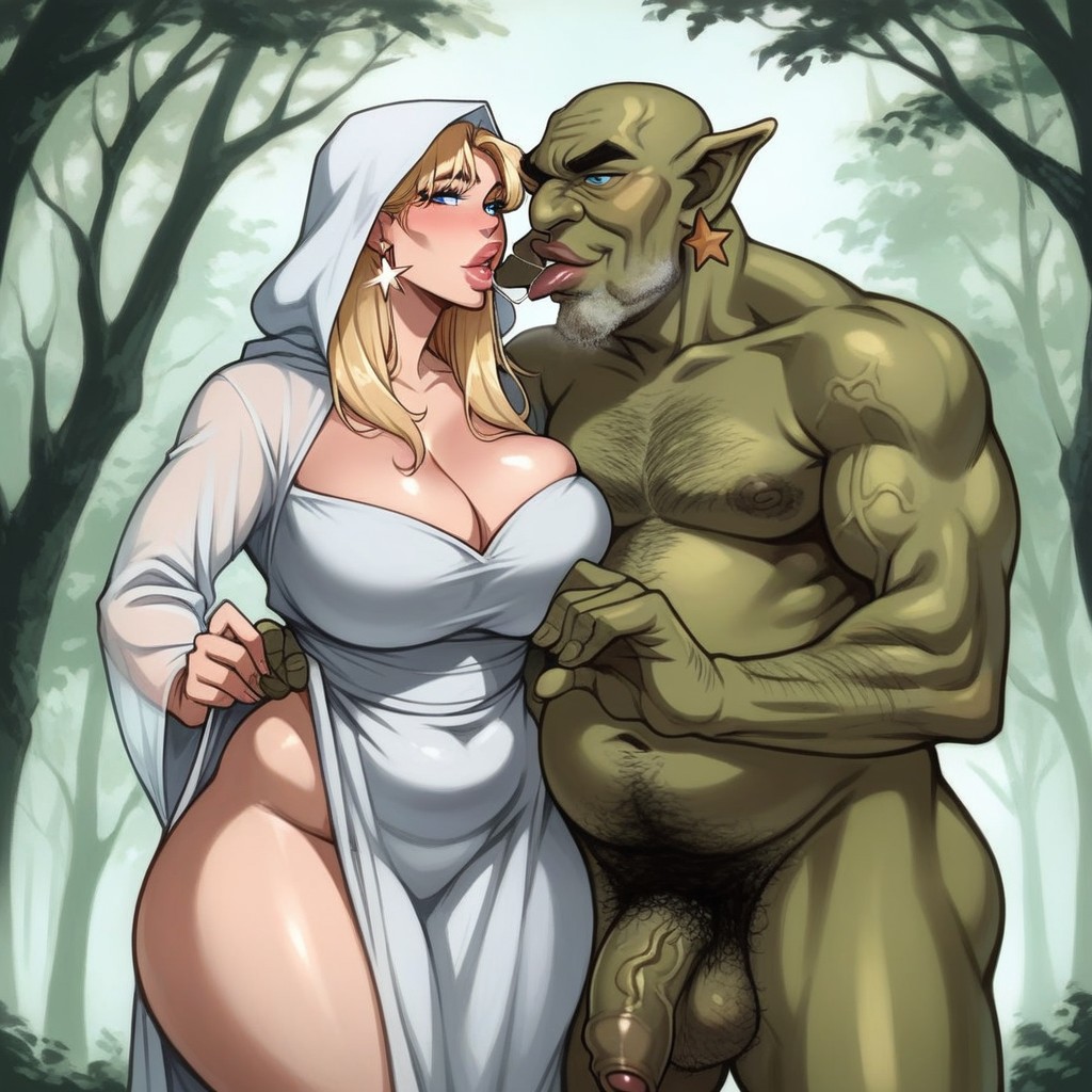 Surprised, Cleavage, Superdrunk AI Porn