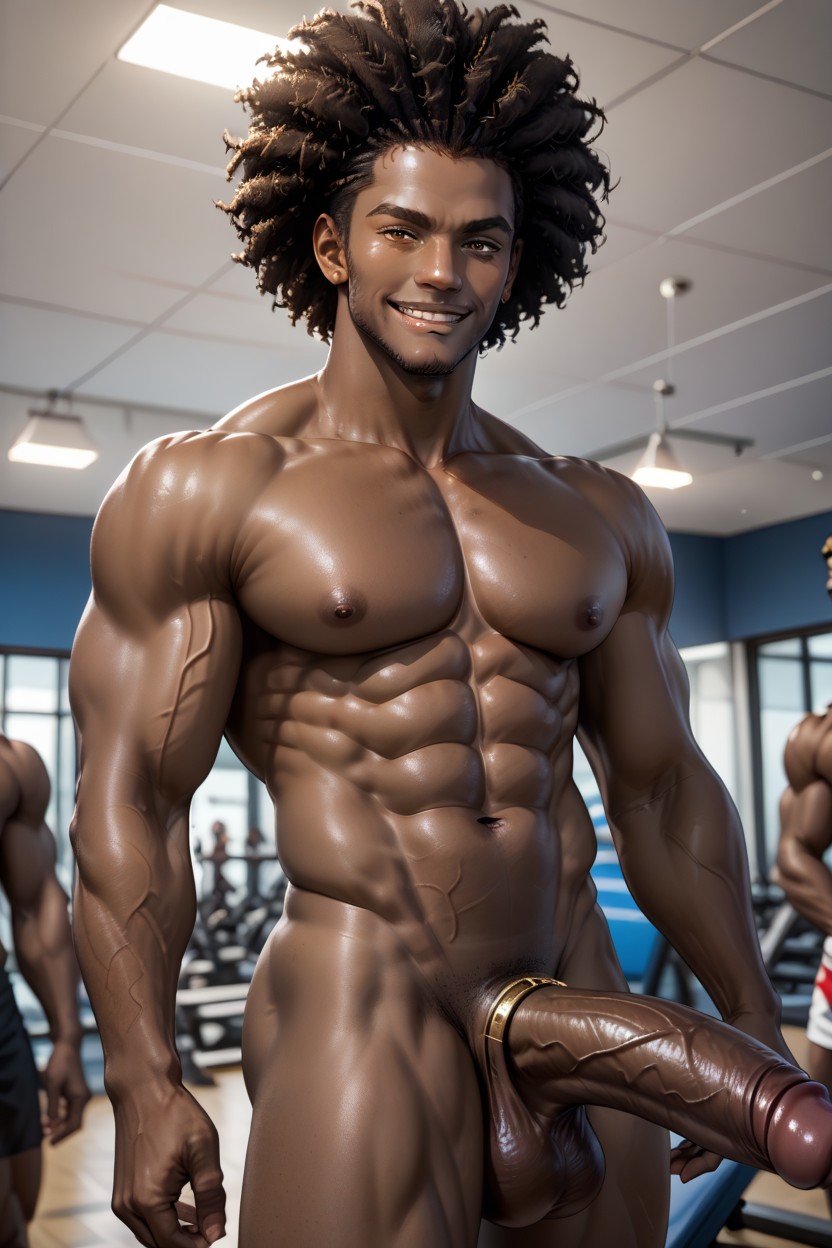 Harem, African, Extremely Large Dick AI Gay Porn