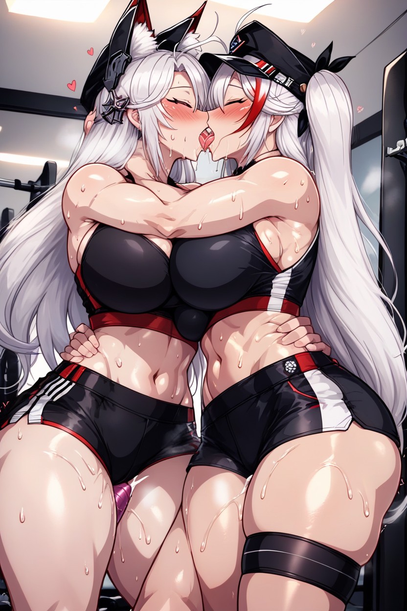 Sweaty, Long Legs, Shinano From Azur Lane Hentai AI Porn