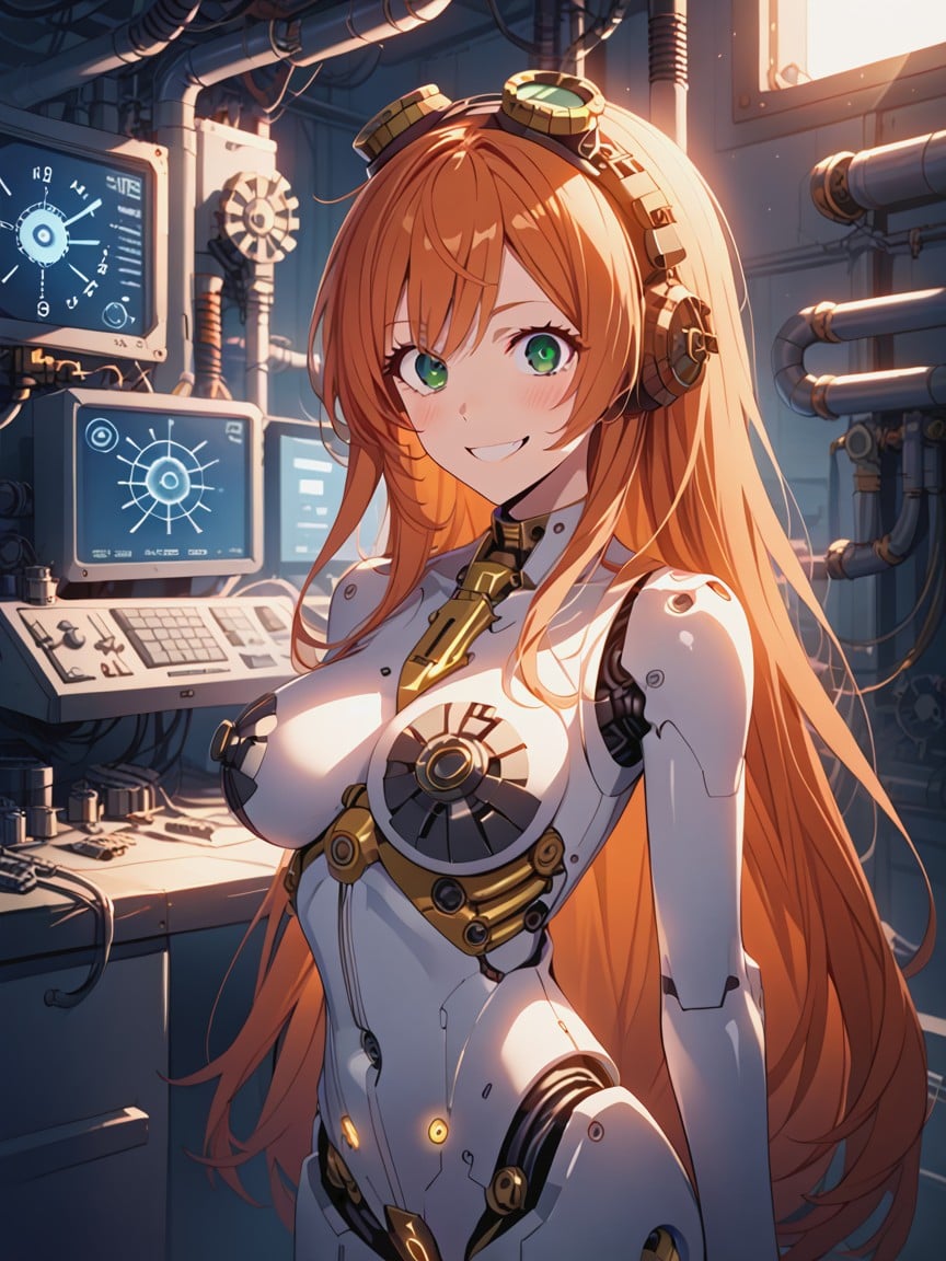 Pipes, Steam Engine, Inventor Clothes Hentai AI Porn