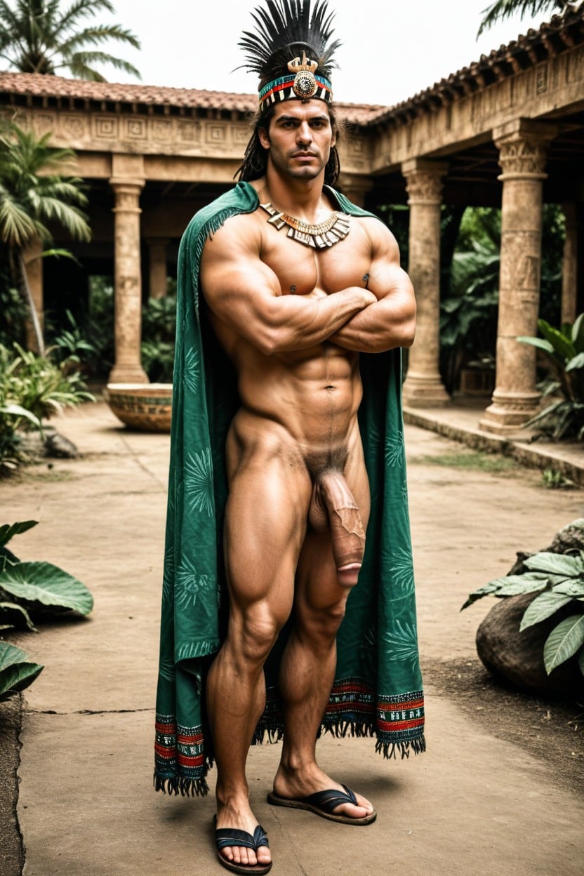 Cape, Hdr, Defined Abs AI Gay Porn