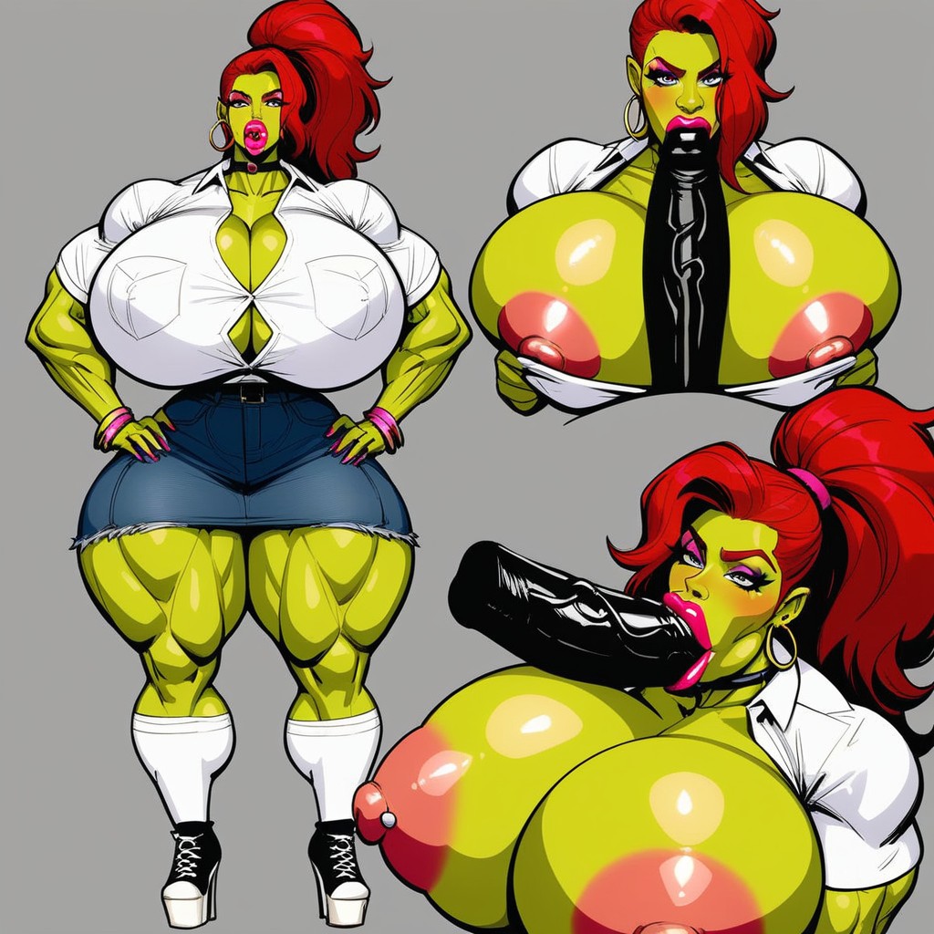 18+, Goblin, Muscular AI Porn