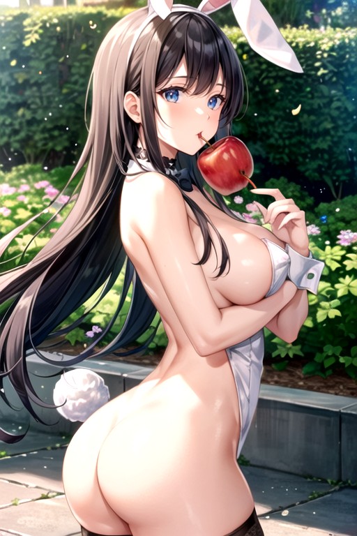 Nipple, Naked Bunny Costume, Naked Perfect Body Hentai AI Porn