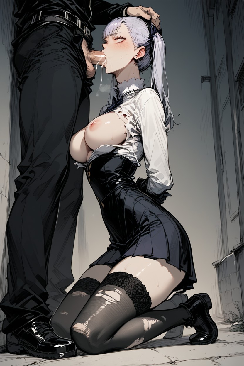 Sweat, Dripping Cum, Shivering Hentai AI Porn
