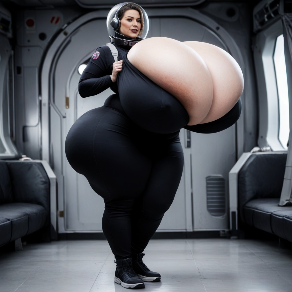 Side View, Spaceship, Sci-fi AI Porn