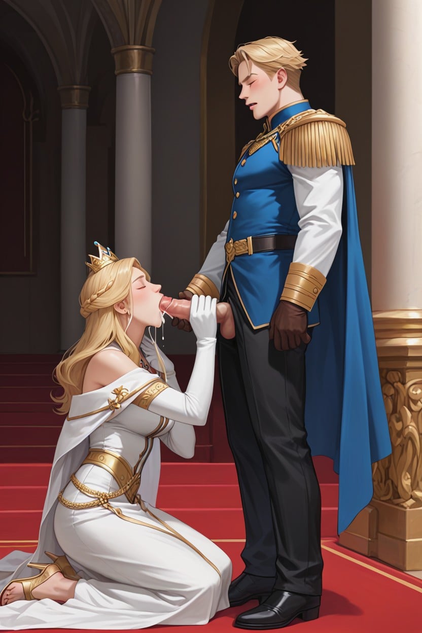 One Woman, Princess Sucking Penis, Full Body View AI同性戀黃片