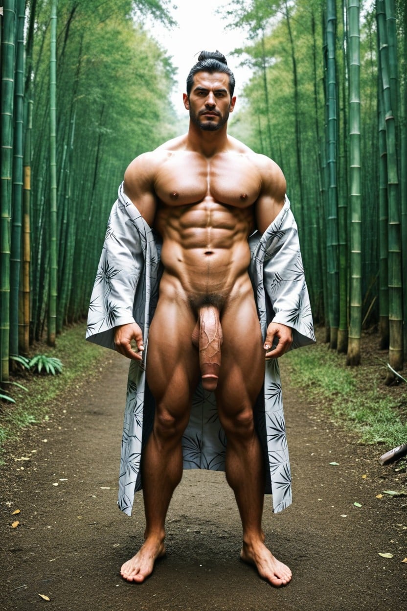Massive Cock, Cinematic Shot, Overdeveloped Muscles AI Gay Porn