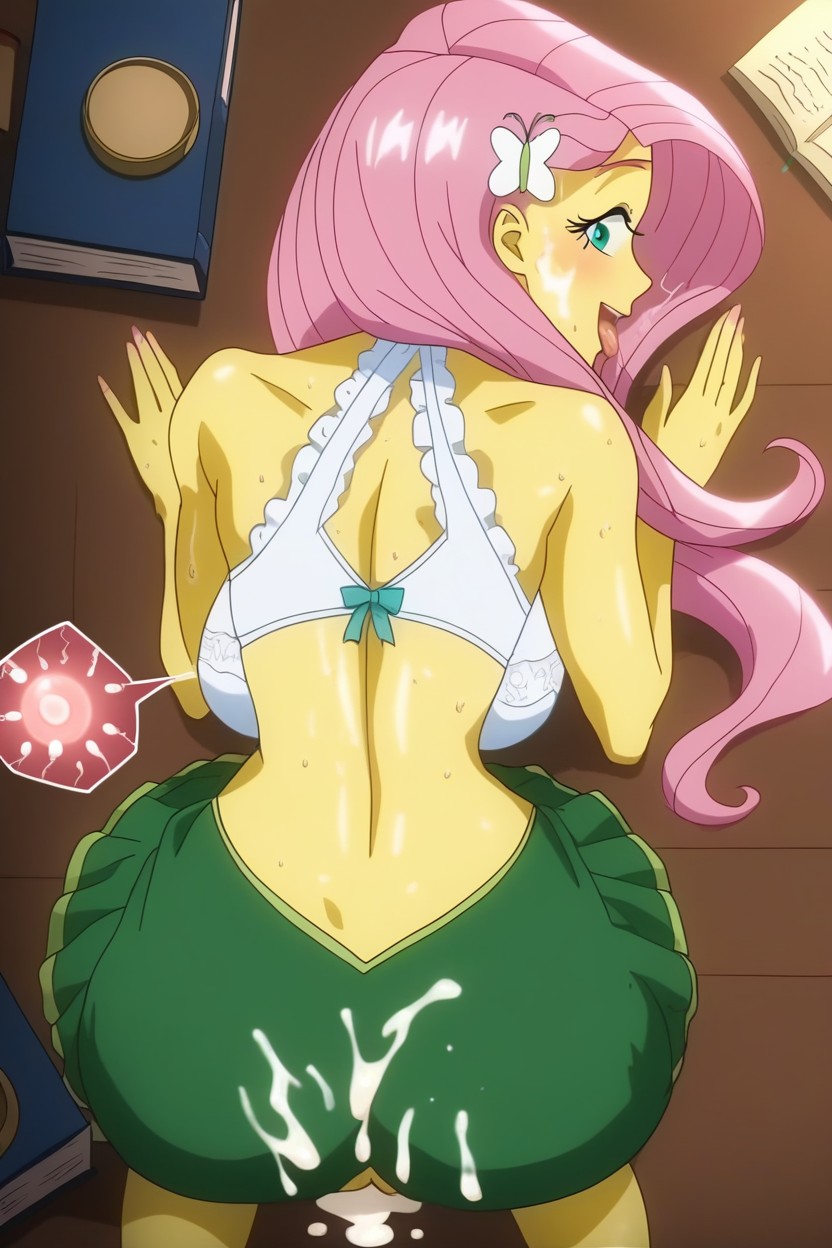 The Fabric Is Light And Fluid, Saliva Dripping From Her Tongue, Ultra Detailed Hentai AI Porn