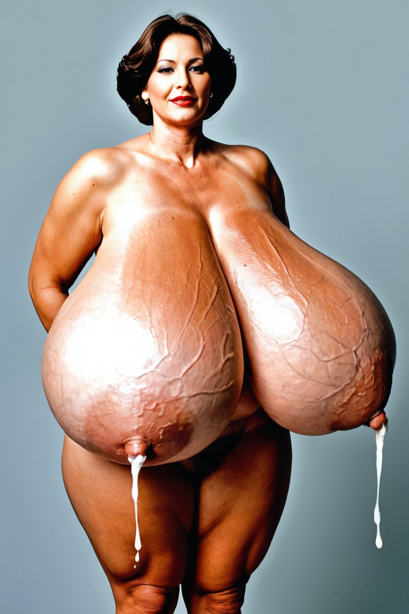 Veins On Breasts, Massive Breasts, Gigantic Breasts AI Porn