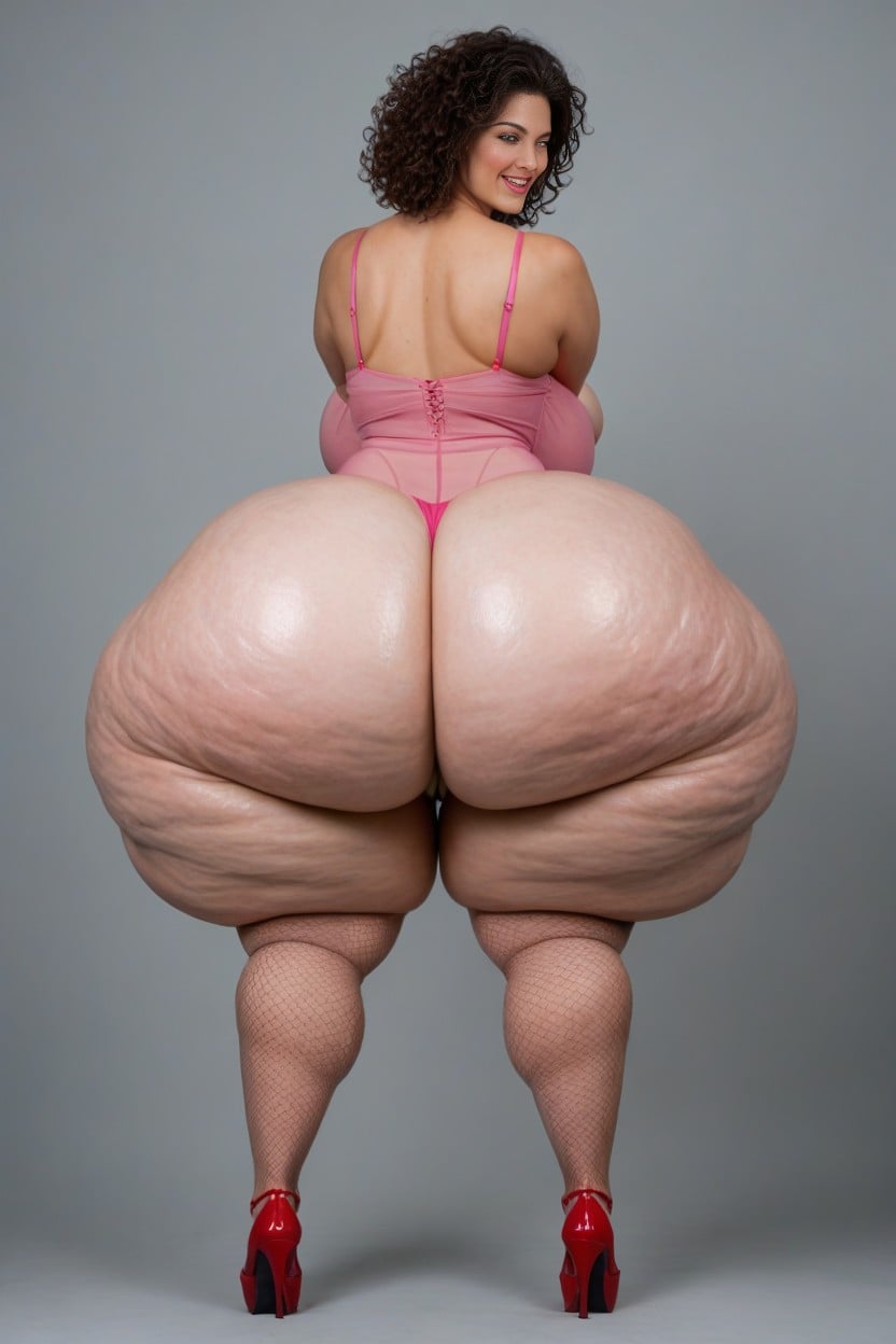 French, Fit, Hyper Massive Gigantic Ass AI Porn