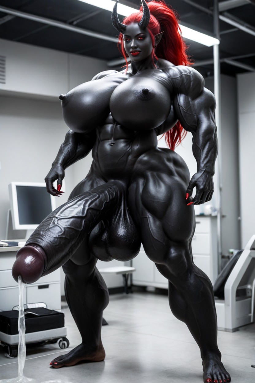 Laboratory, She Venom, Lab Shemale AI Porn