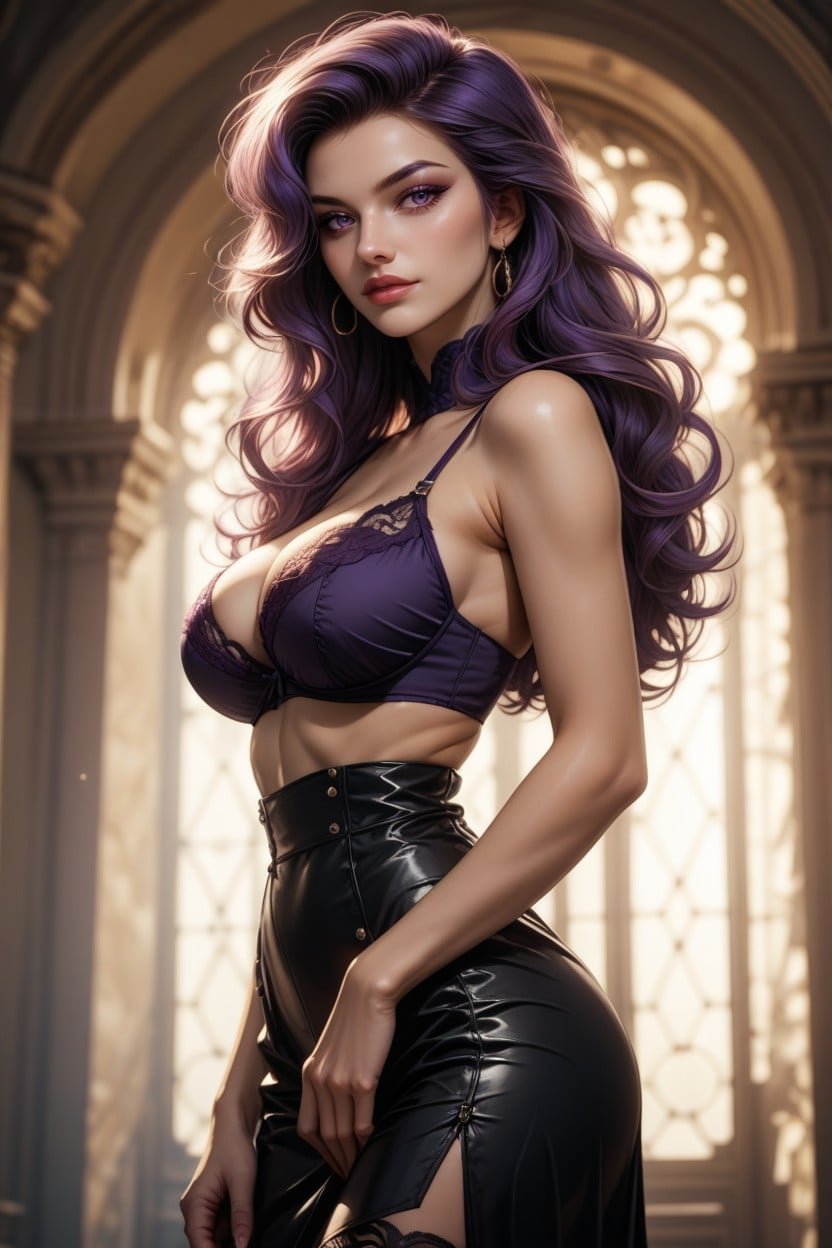 Sensual But Elegant Style, Textures, Seductive Gaze Hentai AI Porn