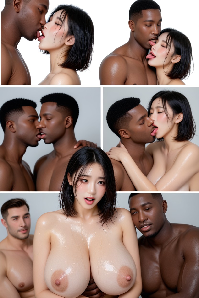 Excite, Tongue Out, Massive Rounded Breast And Massive Rounded Ass Porno IA Asiatique