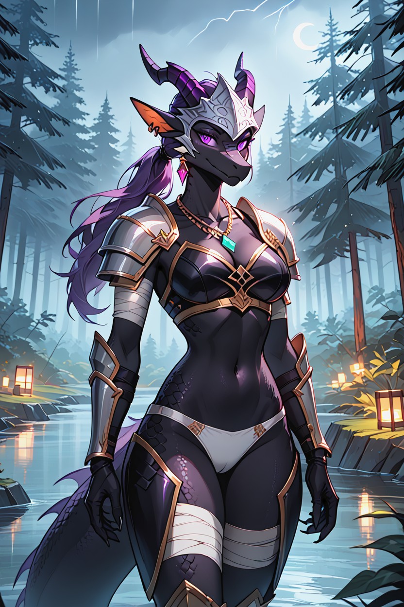 25+, Night, Beautiful Furry AI Porn