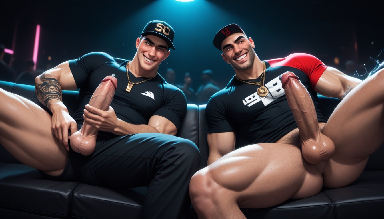 Blushing, White Powder, Subtle Powers AI Gay Porn