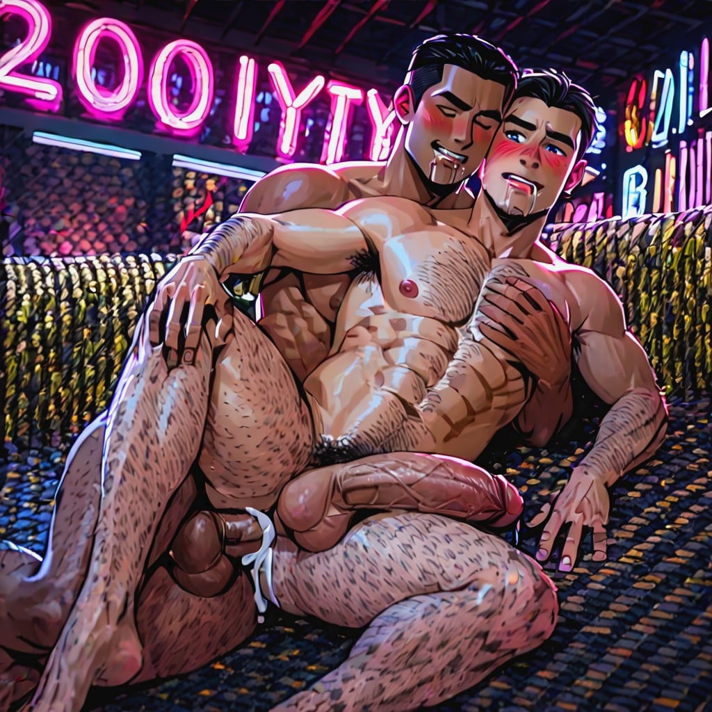 Naked, 30+, Handsome AI Gay Porn