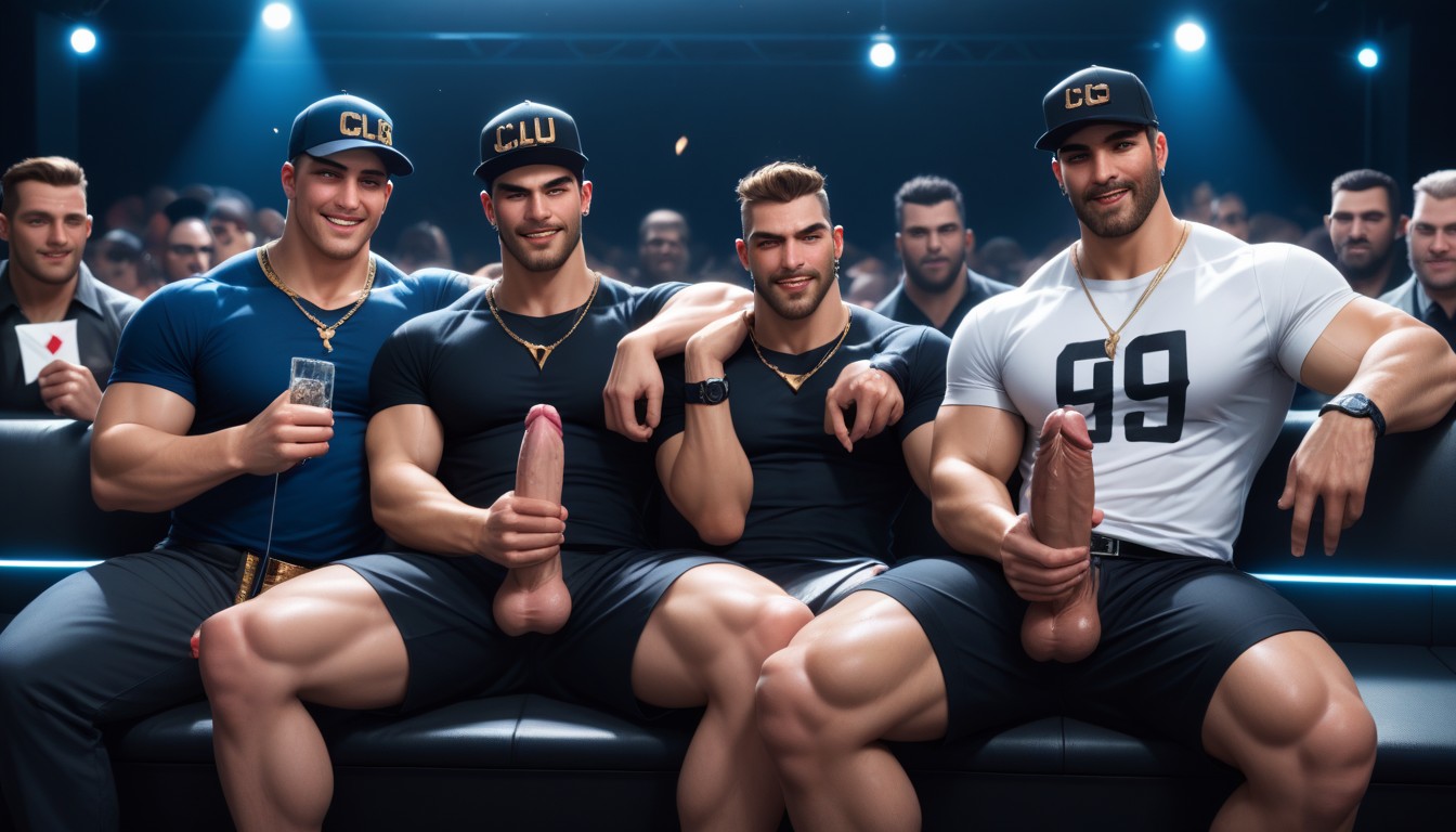Moaning, Masturbation, Sitting On Stage AI Gay Porn
