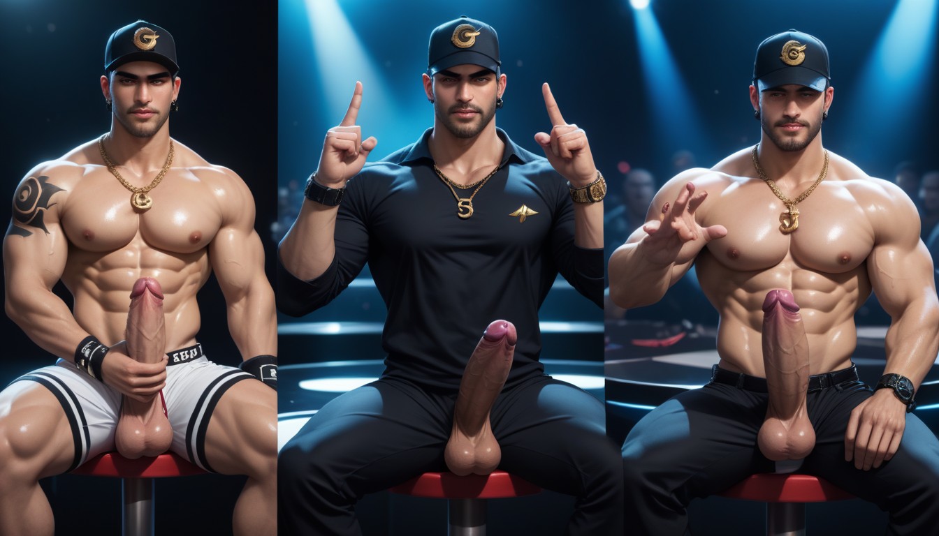 Multiple Views, Preparing To Fuck You, Sitting On Stage AI Gay Porn
