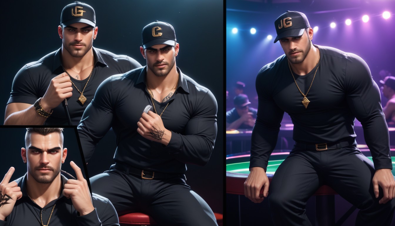 Oiled Bodies, Horny, Teasing AI Gay Porn