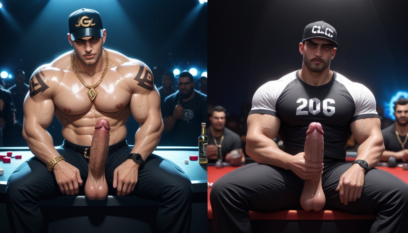 White Powder, Horny, Preparing To Dominate You AI Gay Porn