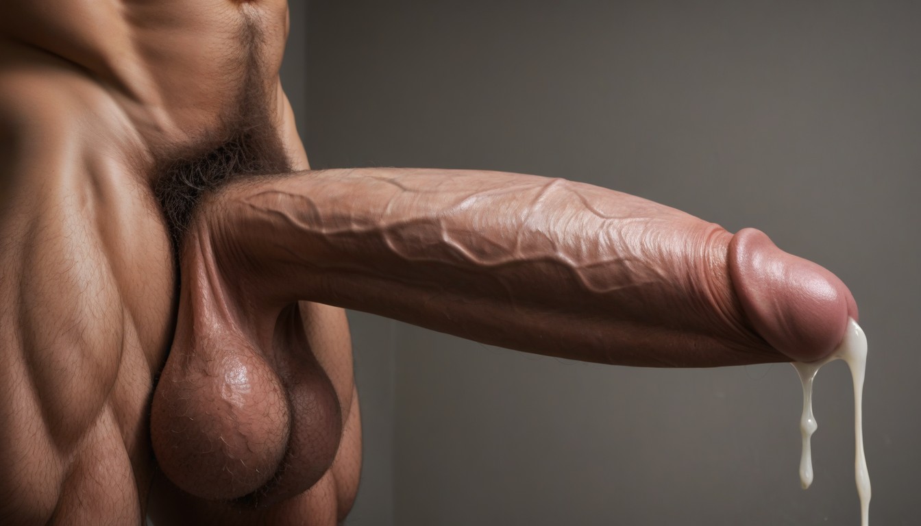 Impossibly Long Hyper Penis, Excessive Hyper Cumshot, Detailed Impossibly Long Hyper Penis Porno gay IA