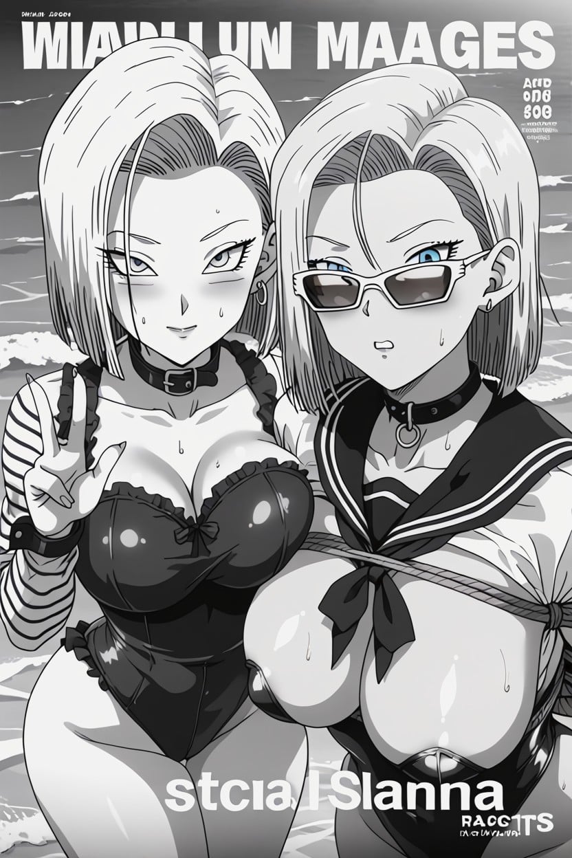 Blush, Large Rounded Ass, Beach Hentai AI Porn
