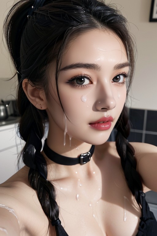 Selfie, Kitchen, 25+ AI Porn