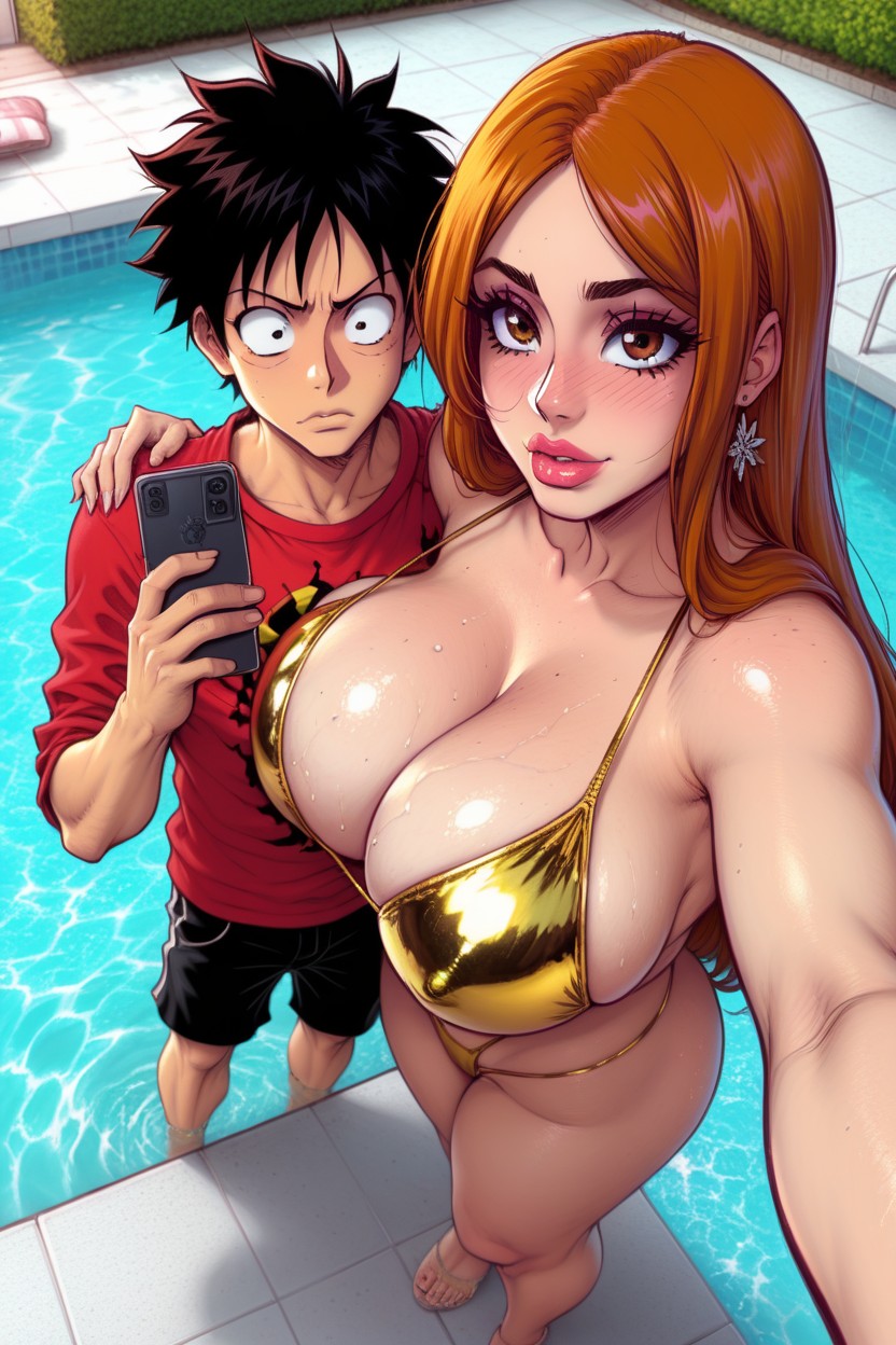 Top Down, Wearing Makeup, Selfie AI Porn