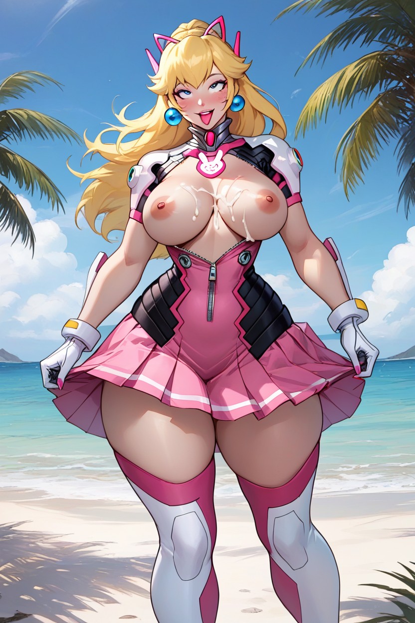 Model, Love Hearts, Large Breast Hentai AI Porn
