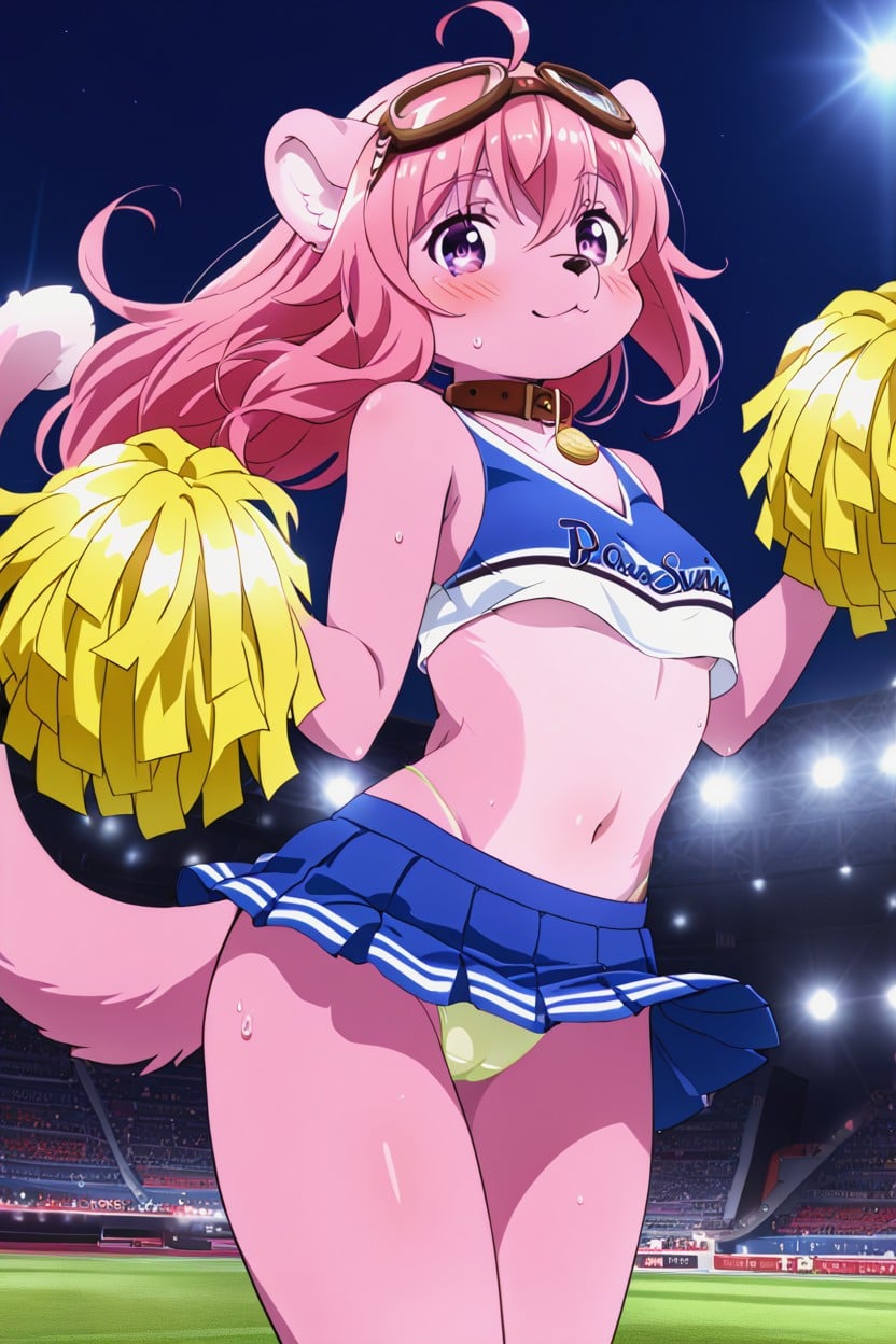Navel, Overly Body, Pet Collar Furry IA