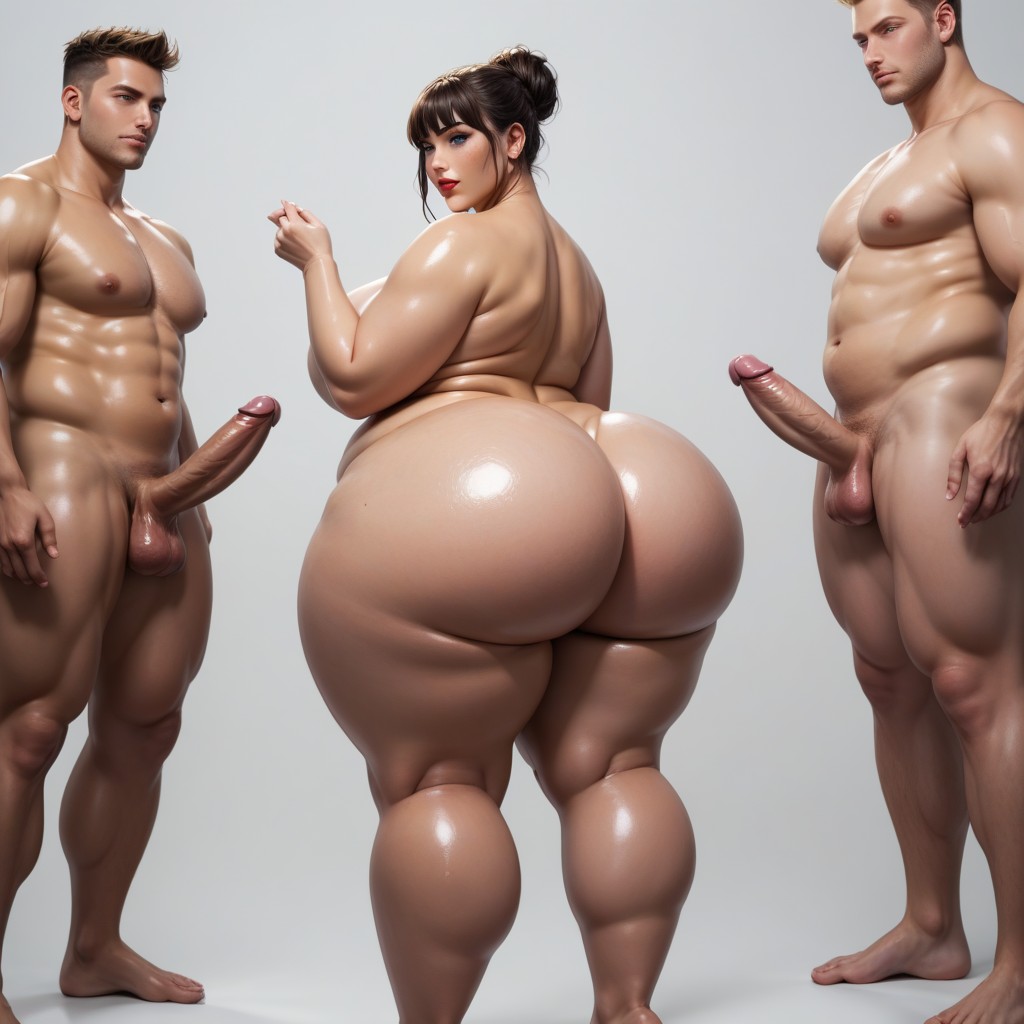 Big Woman, Huge Ass, Very Very White Skin Porno IA BBW