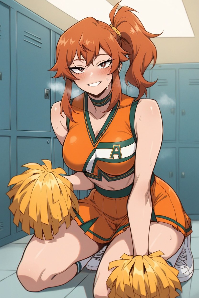 Steam, Kneeling, 25+ Hentai AI Porn