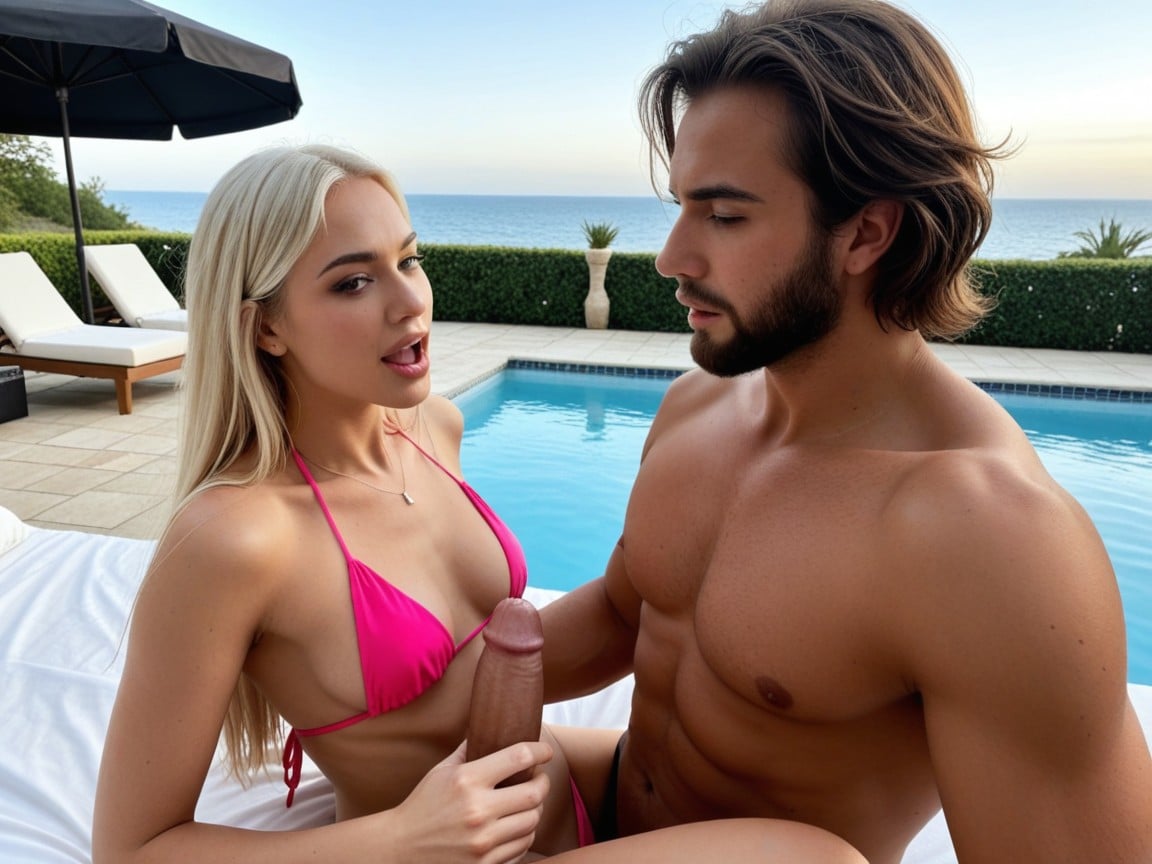Man's Face In View, Cosplay, Woman Is Dominant AI Porn