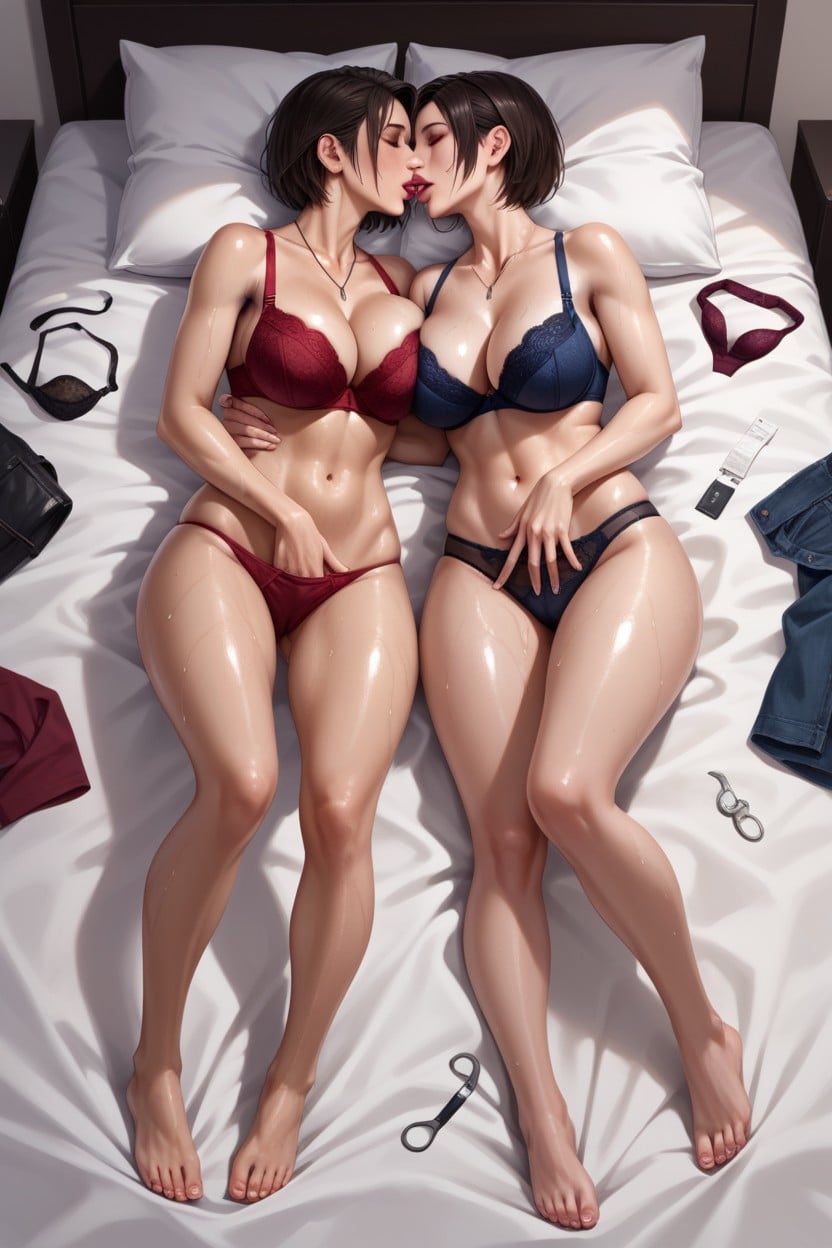 Laying, Oiled Skin, 25+ Hentai AI Porn