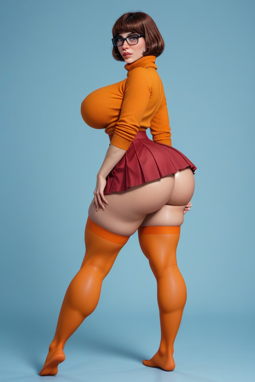 Thick, Standing, Thick Thighs AI Porn
