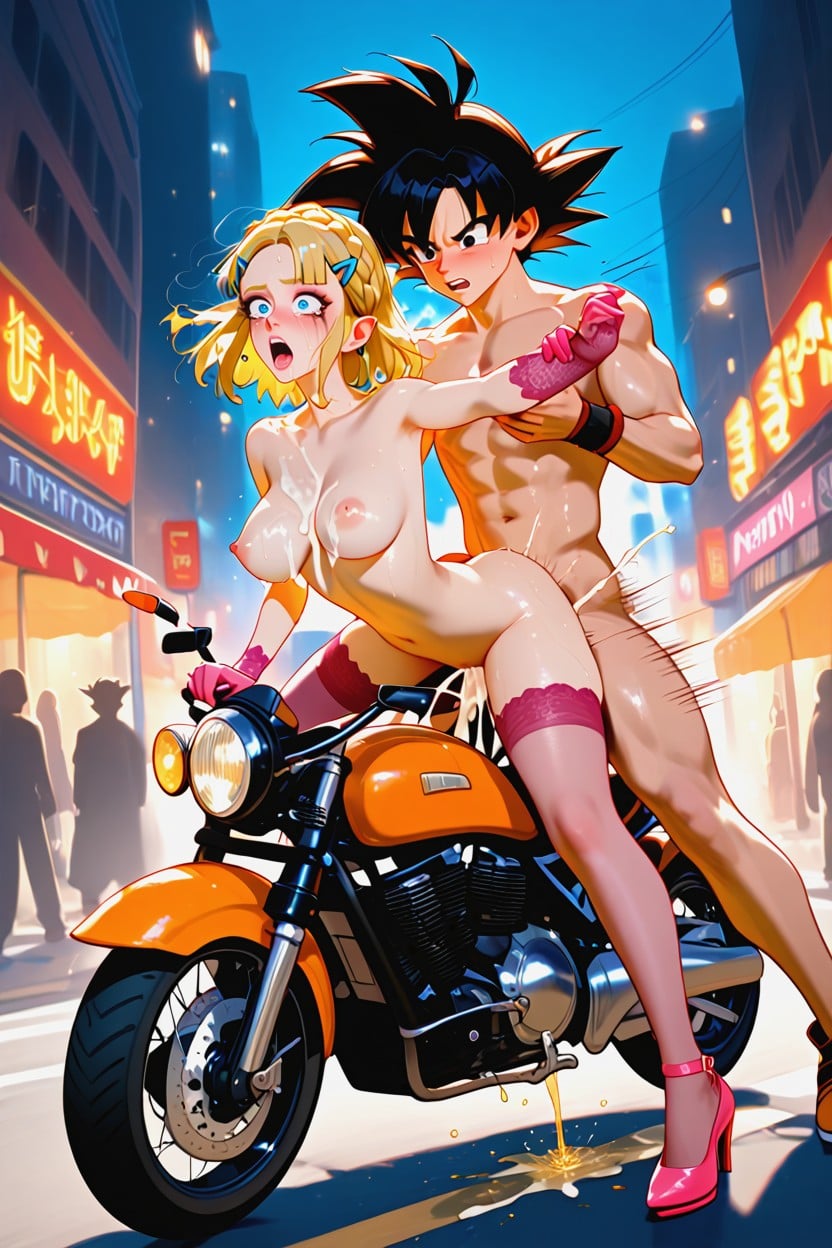 Peeing, Pink Mesh Upper, Sex Doggystyle Hentai AI Porn