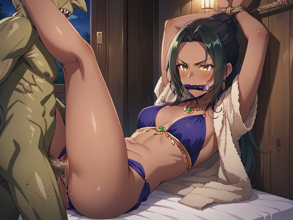 Eyes Half Closed, 18+, Bed Room Hentai AI Porn