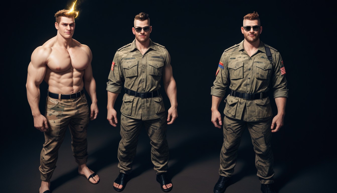 Cocks Look Like Vibrating Dildos, Subtle Electricity Powers, Green Eyes AI Gay Porn