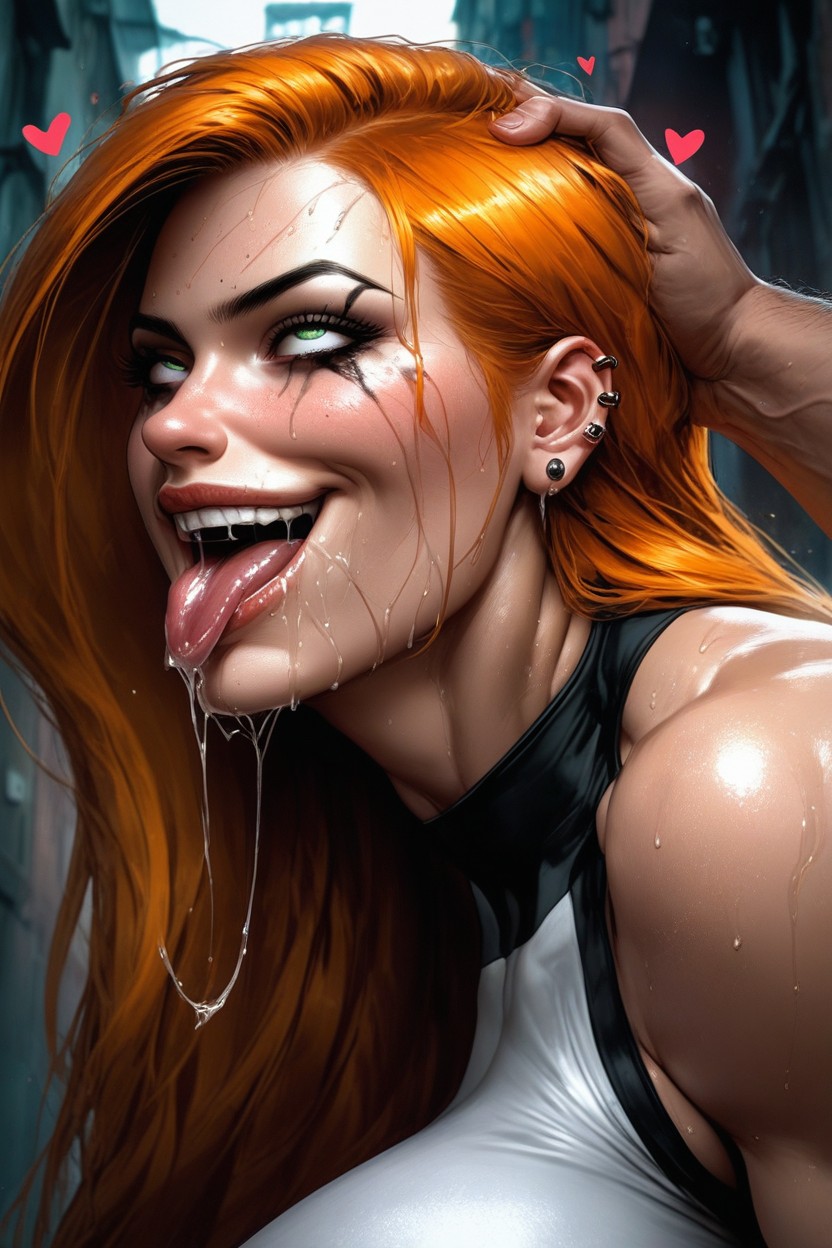 25+, Sweat, Detailed Face Hentai AI Porn