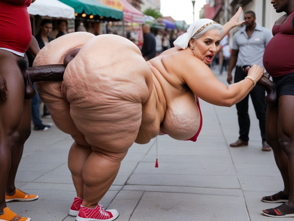 Full Body, Very Wide Hips, Very High Cellulite All Body AI Porn