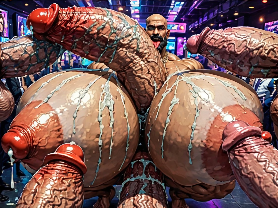 Many Huge Cocks In Mouth And Hyper Massive Ass, Tanned Skin, Triple Penetration In Ass AI同性戀黃片