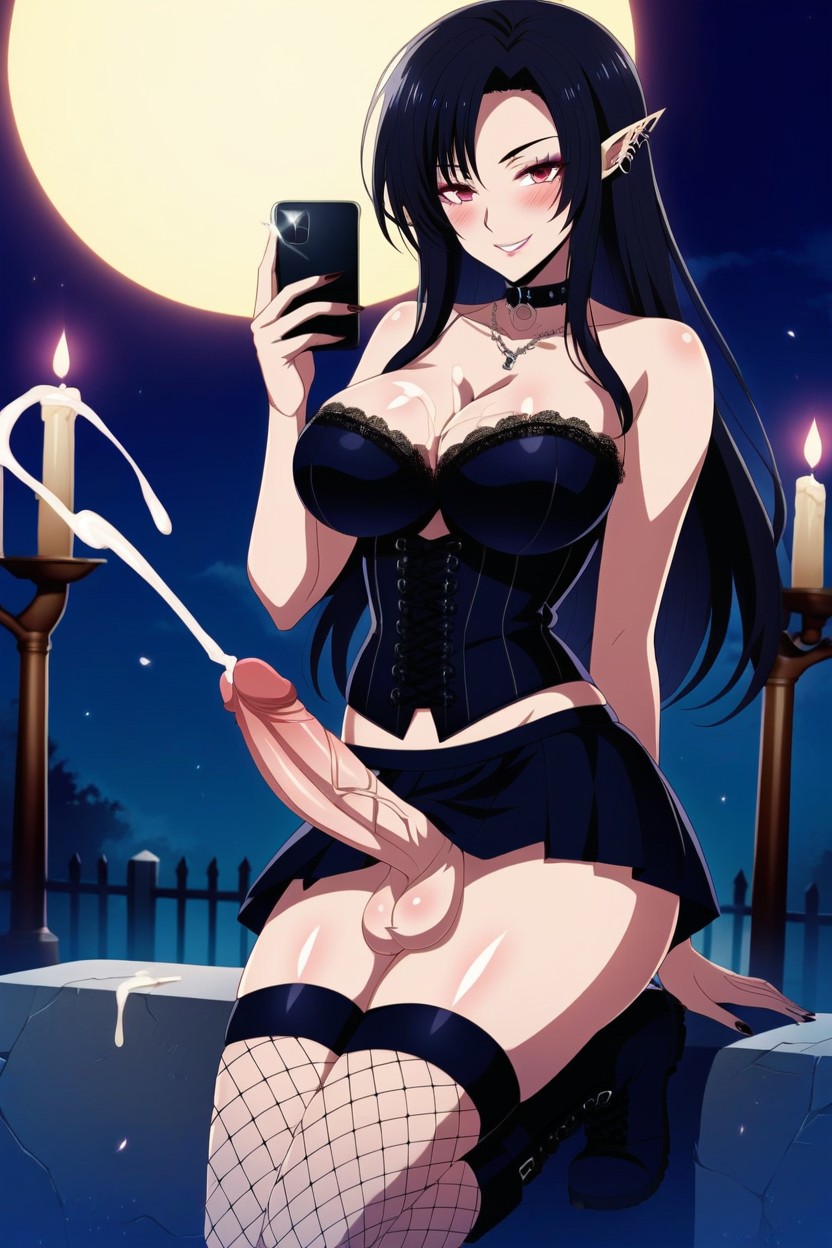 Cuming Everywhere, Black Hair, High Detail Hentai AI Porn