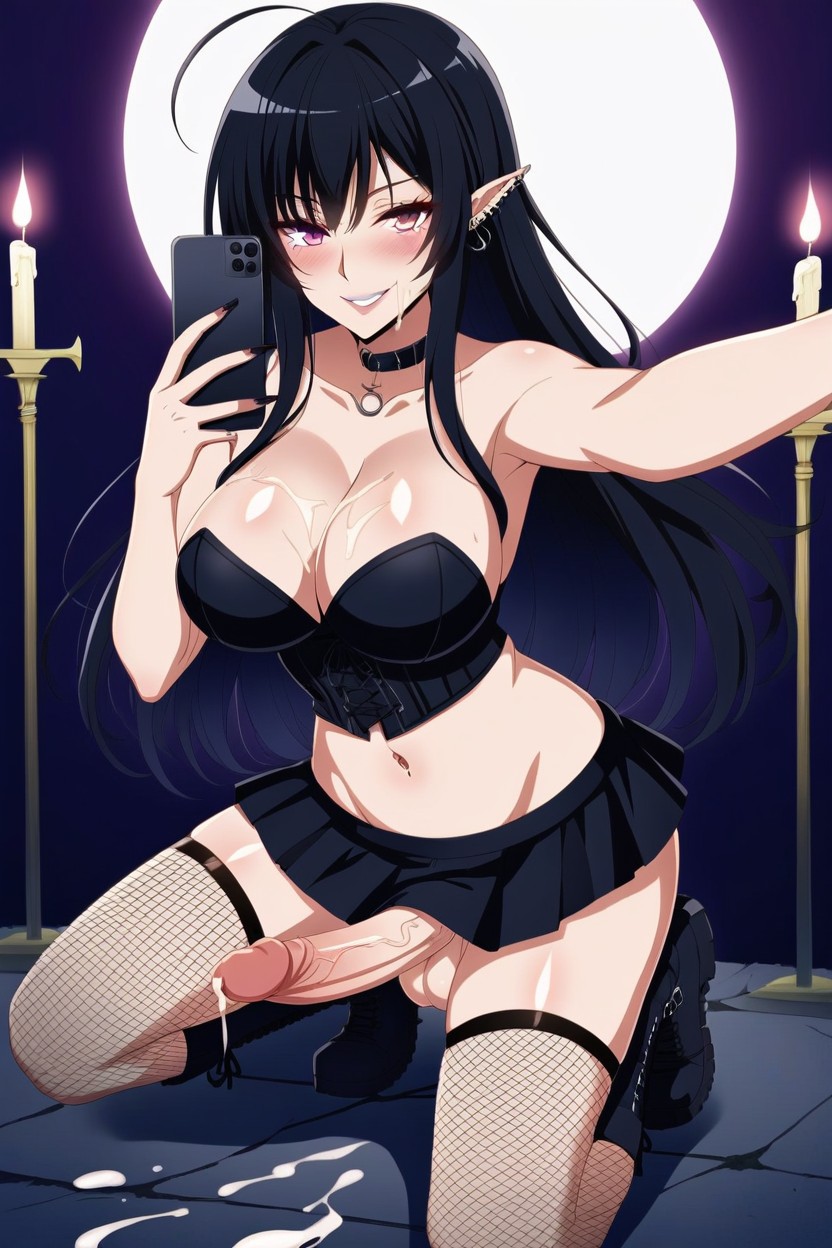 Selfie, Full Body, Futanari Hentai AI Porn