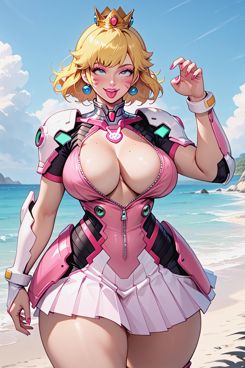 Big Ass, Foreground, Thighs Exposed AI Porn