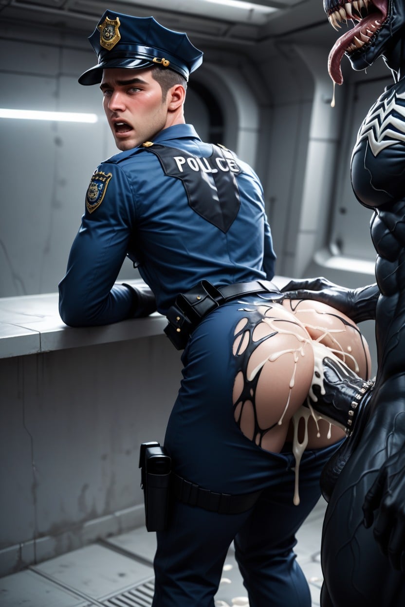 Lift And Stand, Fucked From Behind, Rough Anal AI Gay Porn