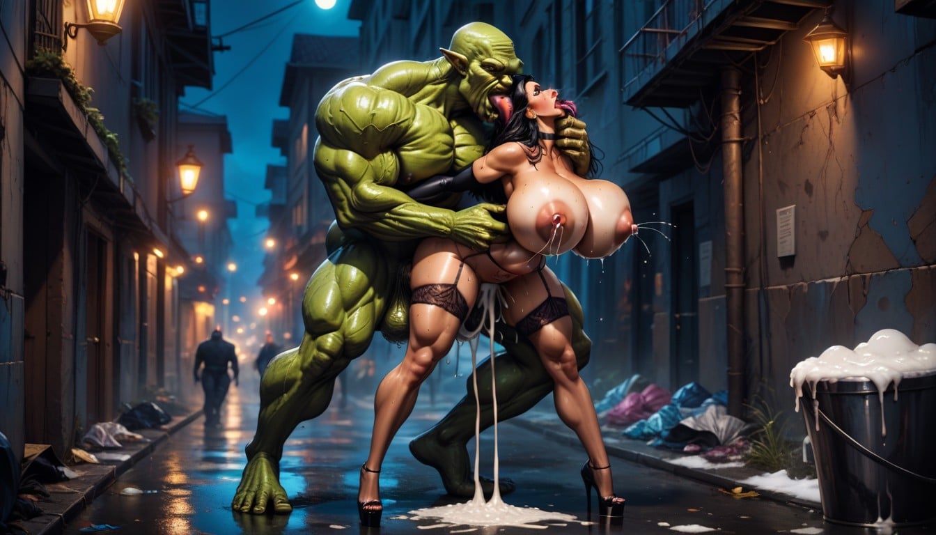 Crotch Tattoo, Massive Legs, Roughest Sex AI Porn
