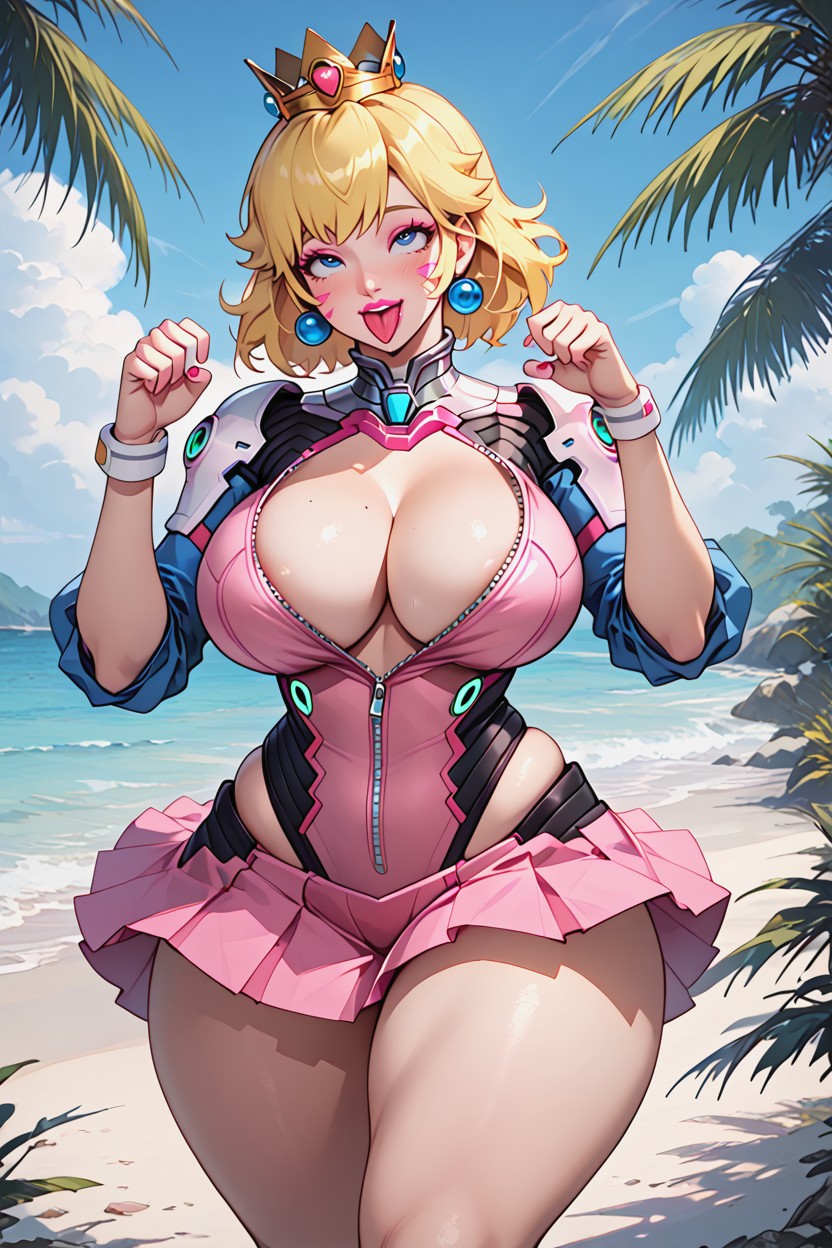 Rounded Breast, Big Breasts, Thick Thighs AI Porn